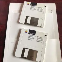 Macintosh ダブルサイド フロッピーディスク 2枚セット　Apple
