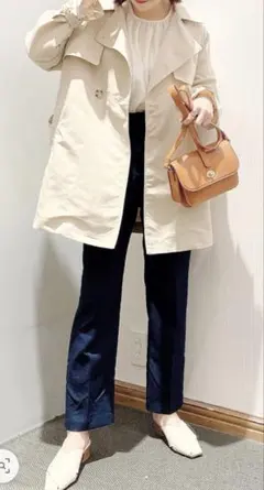 アースミュージック＆エコロジー　未使用品ミドル丈 トレンチコート　ベージュ