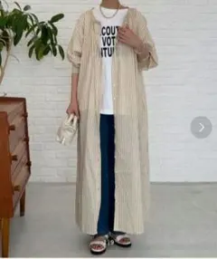 デニムワンピース ロングワンピース