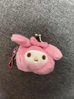 値下げ！マイメロディ ぬいぐるみキーホルダー　コインケース　プチがま口