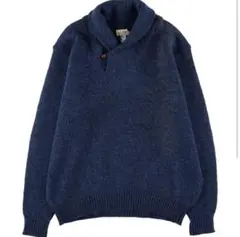 【70s-80s】 L.L.Bean ショールカラー ウールニットセーター