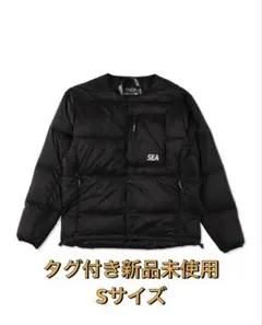 WINDANDSEA ウィンダンシー level7ダウンジャケット ブラック M WIND AND SEA(ウィンダンシー) / ダウンジャケット/M/ナイロン | 古着