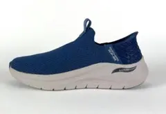 【美品】スケッチャーズ スリップインズ アーチフィット 2.0 ネイビー