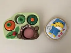 こどもちゃれんじベビー　2点セット（とってとってファーム、おやすみトイ）