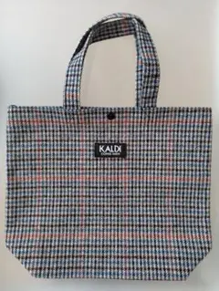 KALDI カルディ　2022ウィンタートートバッグ チェック柄