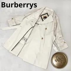 ★希少★バーバリーズ　トレンチコート　金ボタン　ベージュ　ノバチェック　ベルト
