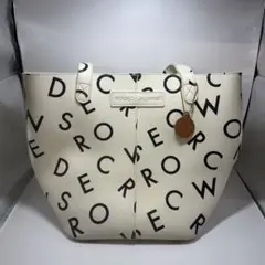 RODEO CROWNS トートバッグ ホワイト ロゴ柄 【4】¨̮⃝