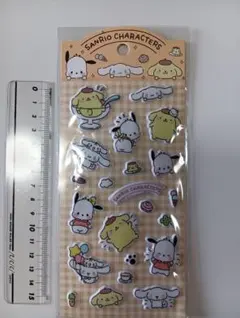 サンリオキャラクターズ ぷくっとシール ポムポムプリン シナモロール ポチャッコ