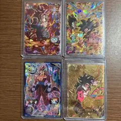 ゴジータ スーパードラゴンボールヒーローズ カードセット⭐️4レアカード3➕Ｐ