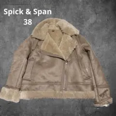 Y2K Spick & Span フェイクムートンジャケット レザー ボア