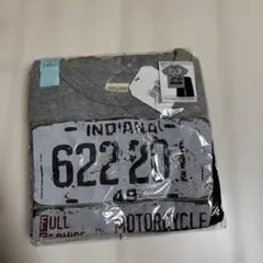 バイク柄　半袖シャツハーフパンツセット