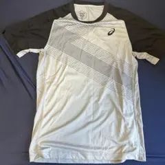 asics Mサイズ テニスウェア ホワイト/ブラック 海外サイズL相当