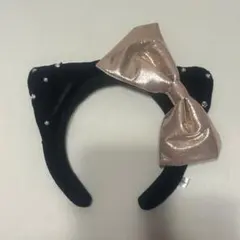 キティちゃん カチューシャ ピンクリボン パール ユニバ