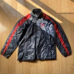 プーマ 80s トラックジャケット ヒットユニオン社　ネイビー×レッド