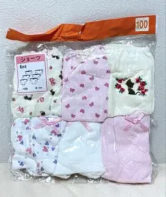 女の子　ショーツ　100cm パンツ　下着　肌着　6枚セット　新品　即購入可能！