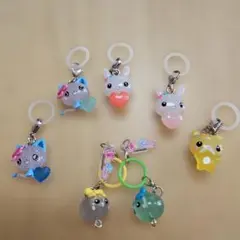 平成ファンシーキャラクターズ めじるしアクセサリー 5＋ほっぺちゃん2 세트