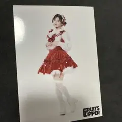 フルーツジッパー 月足天音 生写真 クリスマス衣装