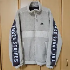 ミ*オ様 アディダス　ボア フリースジャケット　ベージュ　M