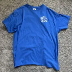 stussy USA製ブルーTシャツ