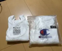 Champion チャンピオン タンクトップ ホワイト Lサイズ（小さめ）のサムネイル