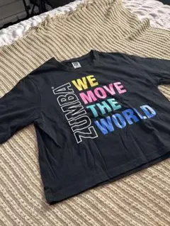 ZUMBA WE MOVE THE WORLD クロップドTシャツ　Sサイズ