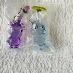 ピクミン めじるしアクセサリー　氷　紫　ガチャガチャ