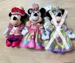 ディズニー　ミニー　イースター　ぬいぐるみバッヂ