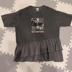 niko and... 布帛コンビフリルロックTシャツ Lのサムネイル