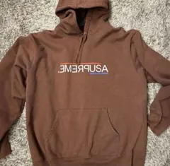 ノ*ン様 supremeパーカー　ブラウン
