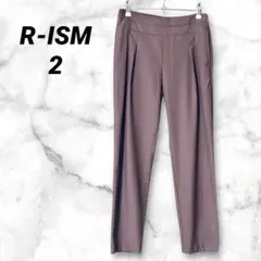 リズム R-ISM ツータックスラックス あずき色 サイズ2 きれいめ SB6