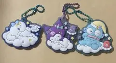 サンリオキャラクターズ　ぷっくりラバマスグミ6　シナモン　クロミ　ハンギョドン