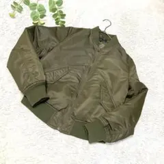 UNIQLO 상태좋음 MA-1 中綿 ブルゾン カーキ Ｍ