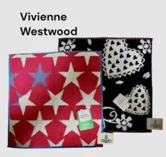 【新品未使用】ヴィヴィアン ウエストウッド　タオルハンカチ　2枚セット　星ハート