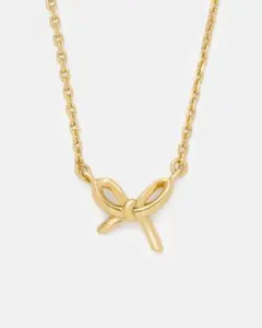 kate spade ガーリー パーリー ミニ ボウ ペンダント ゴールドのサムネイル