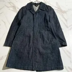 極美品⭐️コムデギャルソン ロングジャケット ウールギャバジン ブラック M 極美品 22AW⭐️コムデギャルソンオムプリュス ノーカラーロング