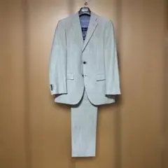 ORIHICA LIMITED MODEL グレー織柄ストライプスーツ　Y5