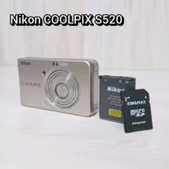 ニコン Nikon COOLPIX S520 シルバー オールドコンデジ ニコン Nikon COOLPIX S520 シルバー オールドコンデジ - メルカリ