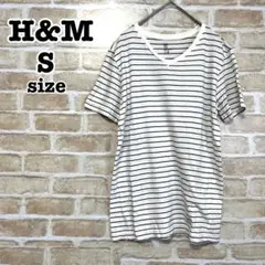 B61 H&M エイチアンドエム ボーダー Tシャツ 半袖 春夏服