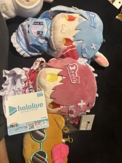 ホロライブ パペットぬいぐるみ 3期生　宝鐘マリン　兎田ぺこら　きゅるるん大作戦