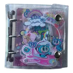 エンジェルブルー A8 シャカシャカノート　ピンク　シール帳