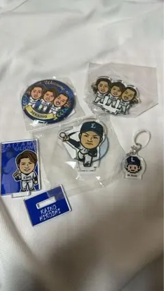 甲斐野央 缶バッジ アクスタ キーホルダー セット