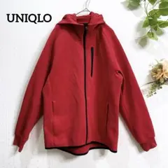 UNIQLO ユニクロ ストレッチ スウェット フルジップパーカー　M 運動