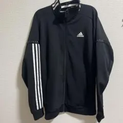 adidas ブラック ジャージジャケット Mサイズ