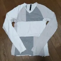 wjk パッチワークカットソー ロンT akm jun hashimoto