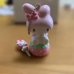 サンリオ マイメロディ イチゴ マスコット キーホルダー