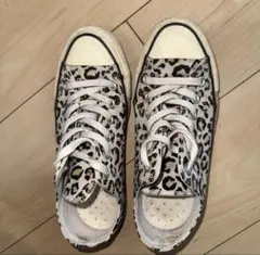 CONVERSE スニーカー レオパード柄 ローカット 24cm