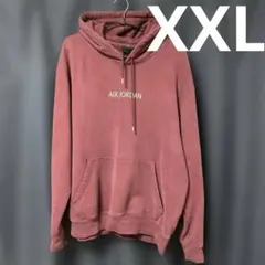 【激レア・XXL】JORDAN ジョーダン パーカー ワインレッド 刺繍ロゴのサムネイル