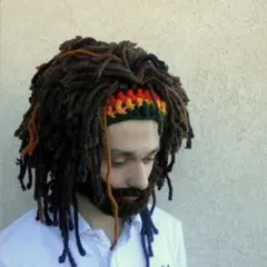 大人も子どももイケる！帽子ドレッドヘア ウィッグ レゲエ ジャマイカ コスプレ