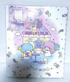 シール キキララ レターセット ボリュームレターセット 산리오 레트로