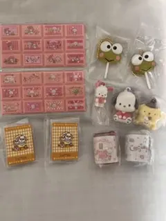 サンリオキャラクターズ けろけろけろっぴ ポチャッコ ガチャガチャ 11点セット